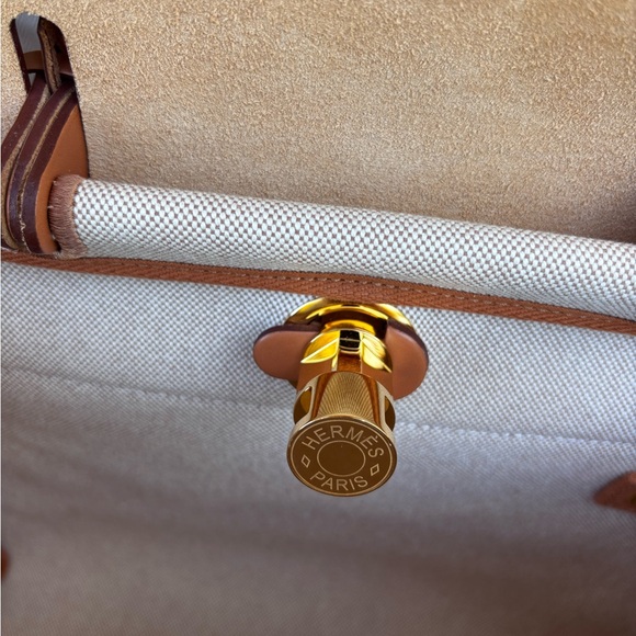 Authentic NEW RARE HERMES 2023 Toile H Plume Circuit 24 Herbag zip 31 with pouch - Picture 15 of 15